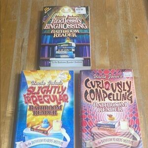 Set of 3 Uncle John's Bathroom Reader Books